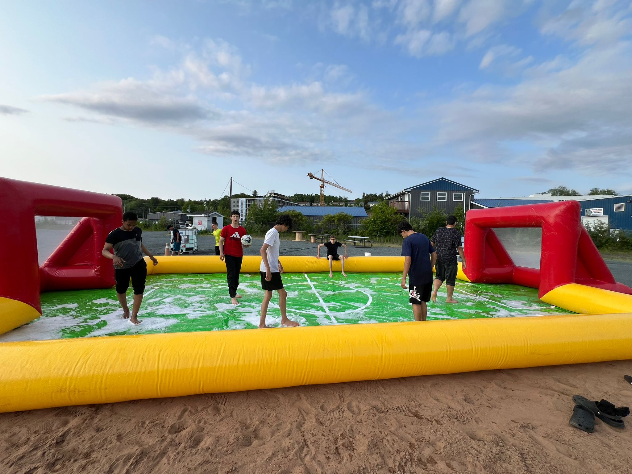 Floating Goals Splash Fun Land - Halifax's Premier Water Sports & Recreation Center